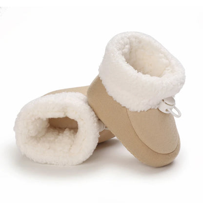 🧣❄️ Bottillons d’Hiver Bébé – Coton Chaud &amp; Semelle Antidérapante – Premiers Pas – 0 à 18 Mois™