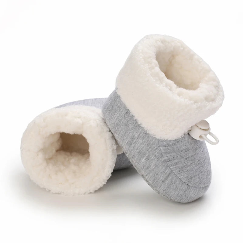 🧣❄️ Bottillons d’Hiver Bébé – Coton Chaud &amp; Semelle Antidérapante – Premiers Pas – 0 à 18 Mois™