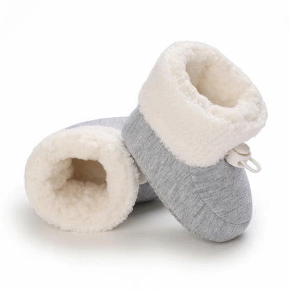 🧣❄️ Bottillons d’Hiver Bébé – Coton Chaud &amp; Semelle Antidérapante – Premiers Pas – 0 à 18 Mois™