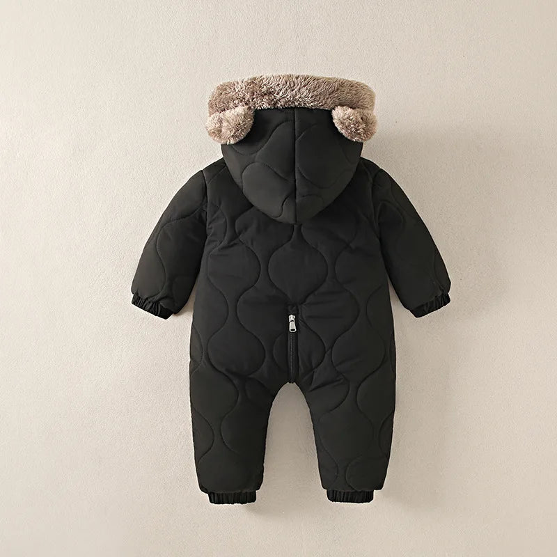 Combinaison Hiver Bébé 0 - 2 Ans – Doublée Fourrure Ultra Douce - Planète bébé