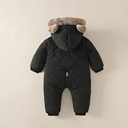 Combinaison Hiver Bébé 0 - 2 Ans – Doublée Fourrure Ultra Douce - Planète bébé