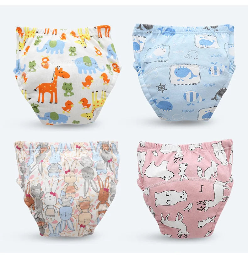 🩲👶 Culotte d'Apprentissage Été – Coton Respirant – Couches Lavables Réutilisables avec Poche – 0 à 3 Ans™