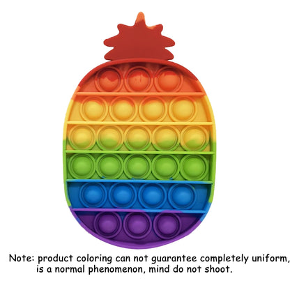 Fidget en Silicone Arc-en-Ciel