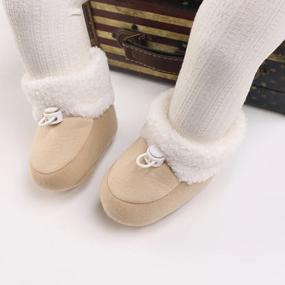 🧣❄️ Bottillons d’Hiver Bébé – Coton Chaud &amp; Semelle Antidérapante – Premiers Pas – 0 à 18 Mois™