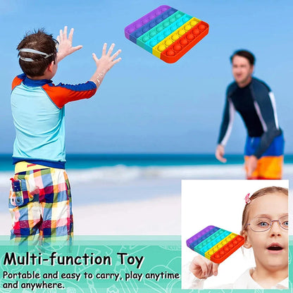 Fidget en Silicone Arc-en-Ciel