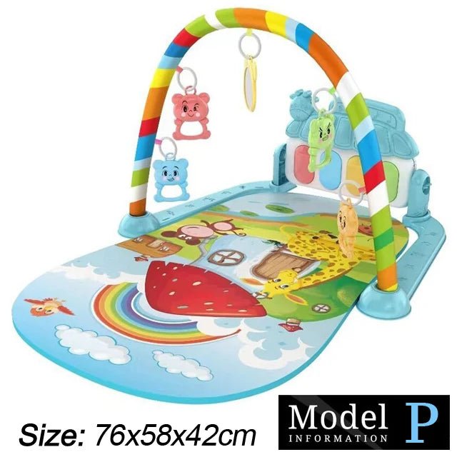 Tapis d’Éveil Musical Bébé – Gym d’Activité avec Piano - Planète bébé