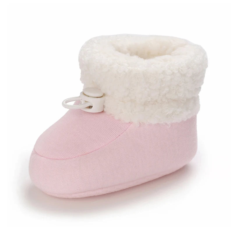 🧣❄️ Bottillons d’Hiver Bébé – Coton Chaud &amp; Semelle Antidérapante – Premiers Pas – 0 à 18 Mois™