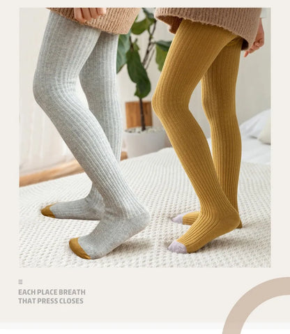 Collants Bébé en Coton Côtelé – Confort