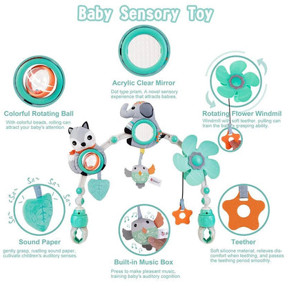 arche de jeu musicale poussette bébé - Planète bébé