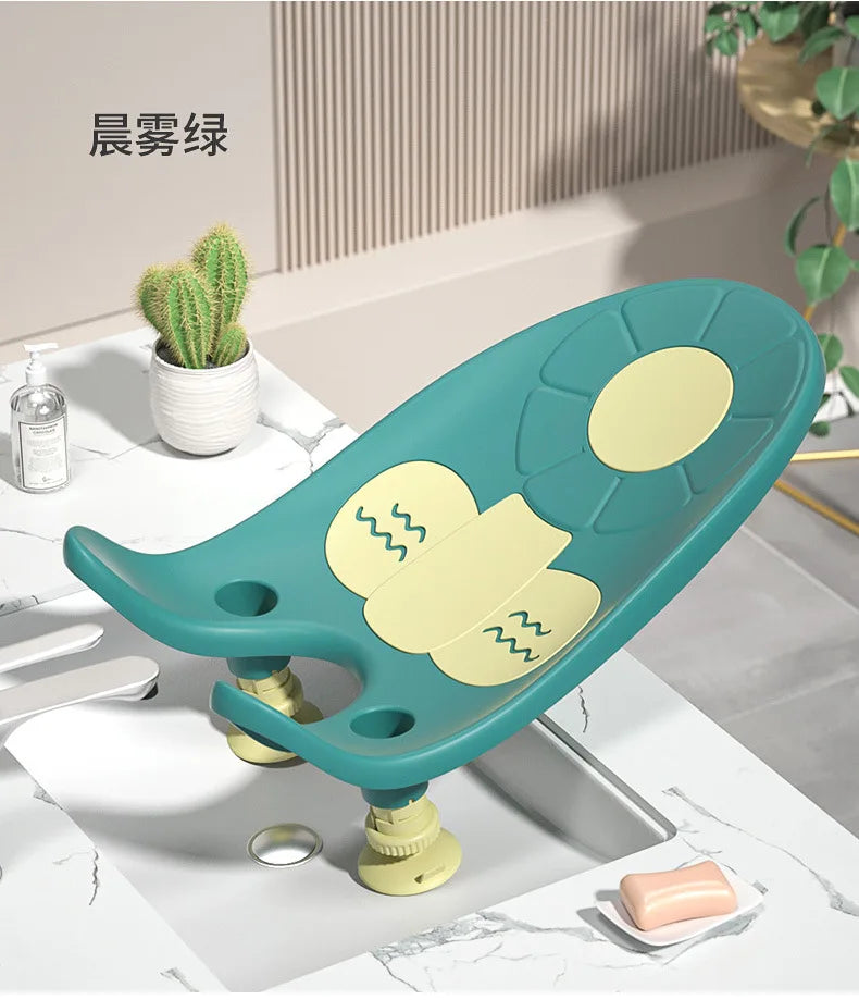 🛁👶 Support de Bain pour Bébés – Rack Multifonction pour Bain de Hanche – Tapis Antidérapant – Accessoire Douche Bébé Fille &amp; Garçon - Planète bébé