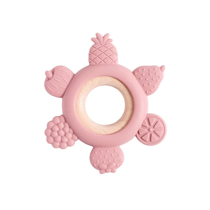 🦁👶 Anneau de Dentition en Silicone – Forme Animale Ludique – Apaisant &amp; Sensoriel™ - Planète bébé