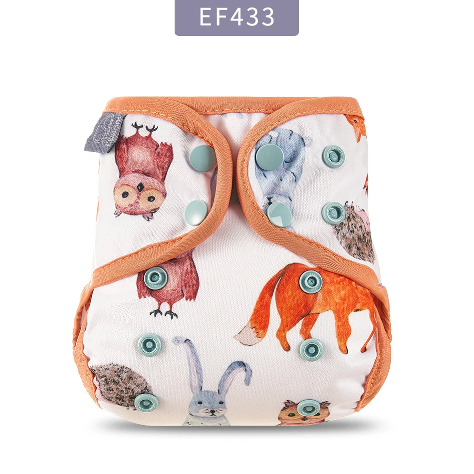 🍼🦊 Culotte de Protection Bébé HappyFlute – Imprimé Cartoon – Étanche &amp; Respirante – 0-6kg™