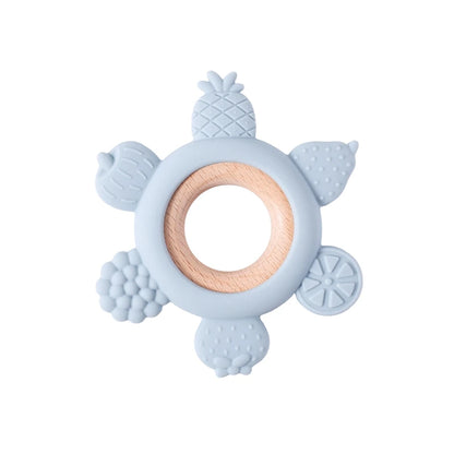 🦁👶 Anneau de Dentition en Silicone – Forme Animale Ludique – Apaisant &amp; Sensoriel™ - Planète bébé