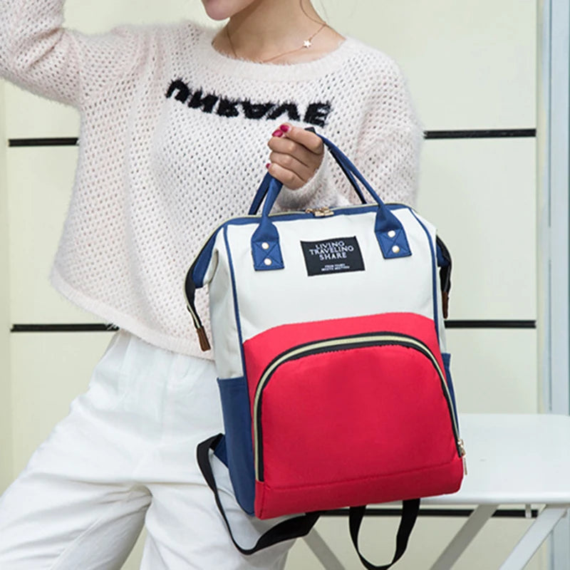 🎒👶 Sac à Langer Maman en Toile – Grande Capacité &amp; Isolation Thermique – Sac à Dos de Voyage Multifonctionnel™ - Planète bébé
