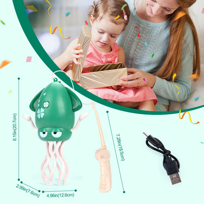 Poulpe Dansant Électronique pour Enfants – Jouet Musical et Interactif – Cadeau Éducatif pour Bébé - Planète bébé