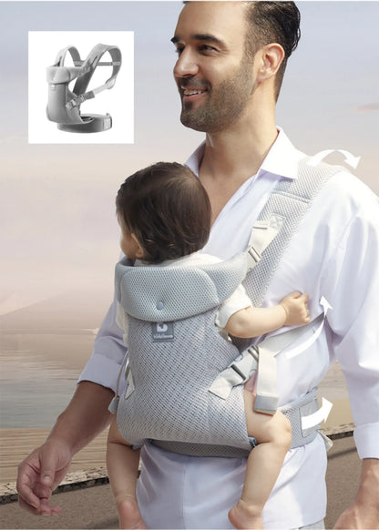 🍼 Porte-Bébé Ergonomique avec Assise – Confort 0 à 48 mois™ - Planète bébé