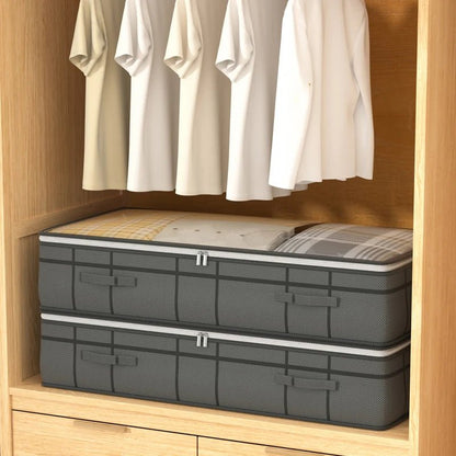 🧺 Sac de Rangement Pliable Grande Capacité – Pour Vêtements, Couettes et Plus™ - Planète bébé