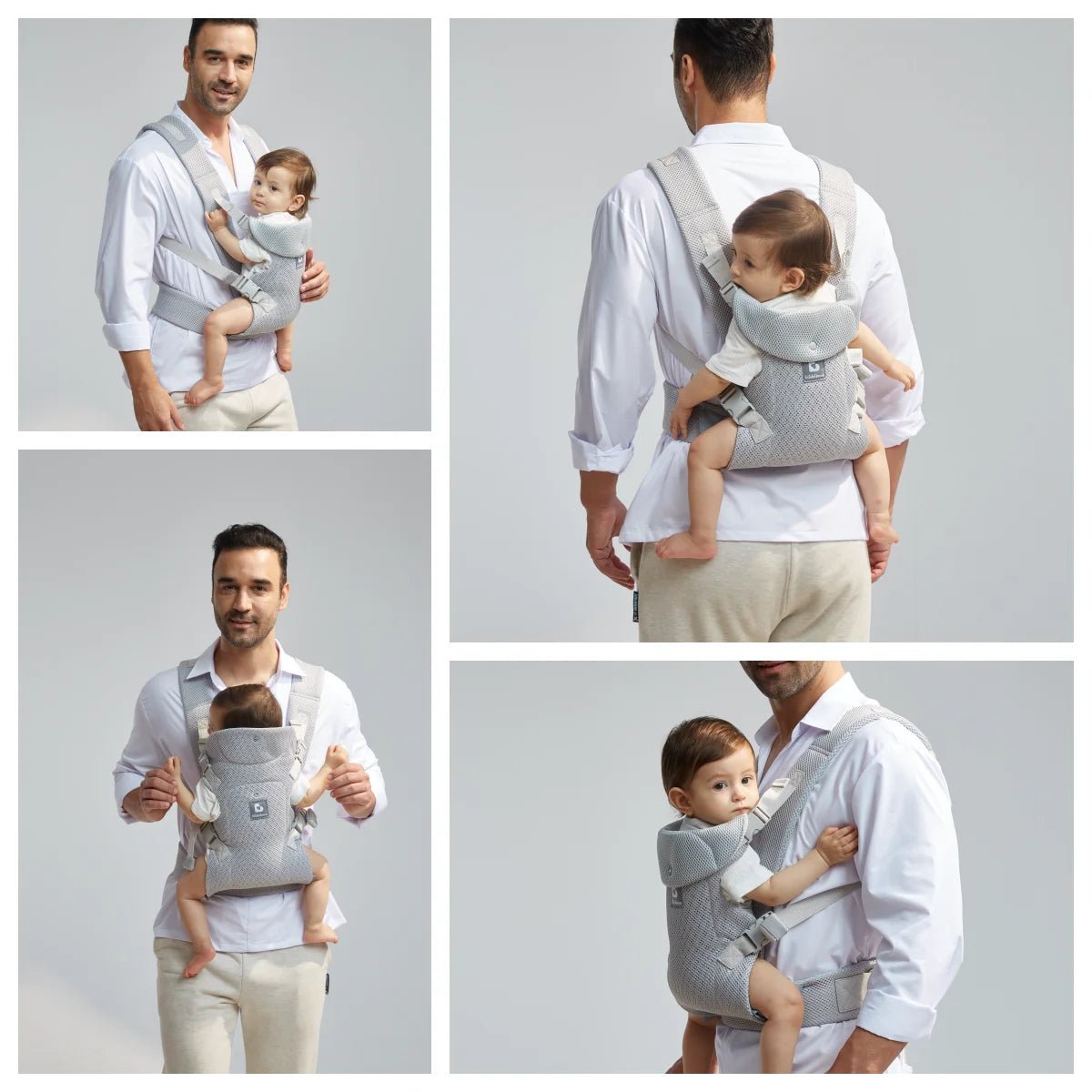 🍼 Porte-Bébé Ergonomique avec Assise – Confort 0 à 48 mois™ - Planète bébé