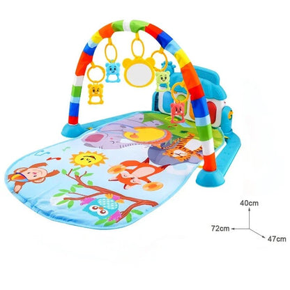 Tapis d’Éveil Musical Bébé avec Piano – Tapis d’Activité Éducatif 0 - 36 Mois - Planète bébé