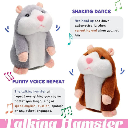 Hamster Parleur Imitateur – Jouet Électronique Interactif en Peluche™ - Planète bébé