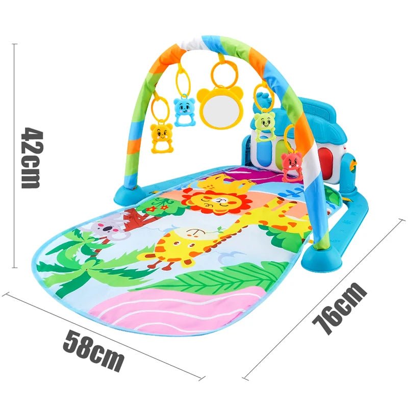 Tapis d’Éveil Musical Bébé – Gym d’Activité avec Piano - Planète bébé