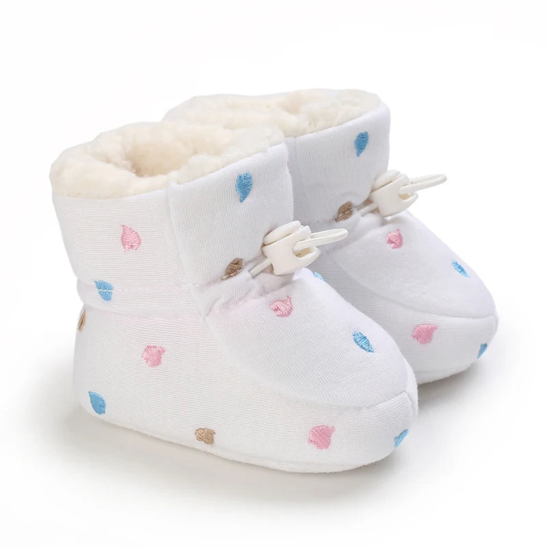 🧣❄️ Bottillons d’Hiver Bébé – Coton Chaud &amp; Semelle Antidérapante – Premiers Pas – 0 à 18 Mois™