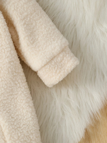 Combinaison Bébé Fille et Garçon en Polaire – Combinaison à Capuche Chaude Automne/Hiver 3M-24M™