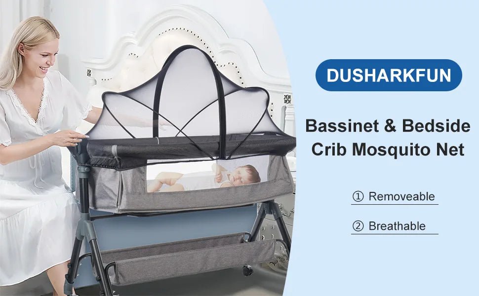 🦟 Moustiquaire Universelle pour Lit Bébé – Pliable, Portable &amp; Anti - Moustiques – Utilisable en Toute Saison™ - Planète bébé
