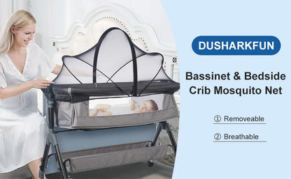🦟 Moustiquaire Universelle pour Lit Bébé – Pliable, Portable &amp; Anti - Moustiques – Utilisable en Toute Saison™ - Planète bébé