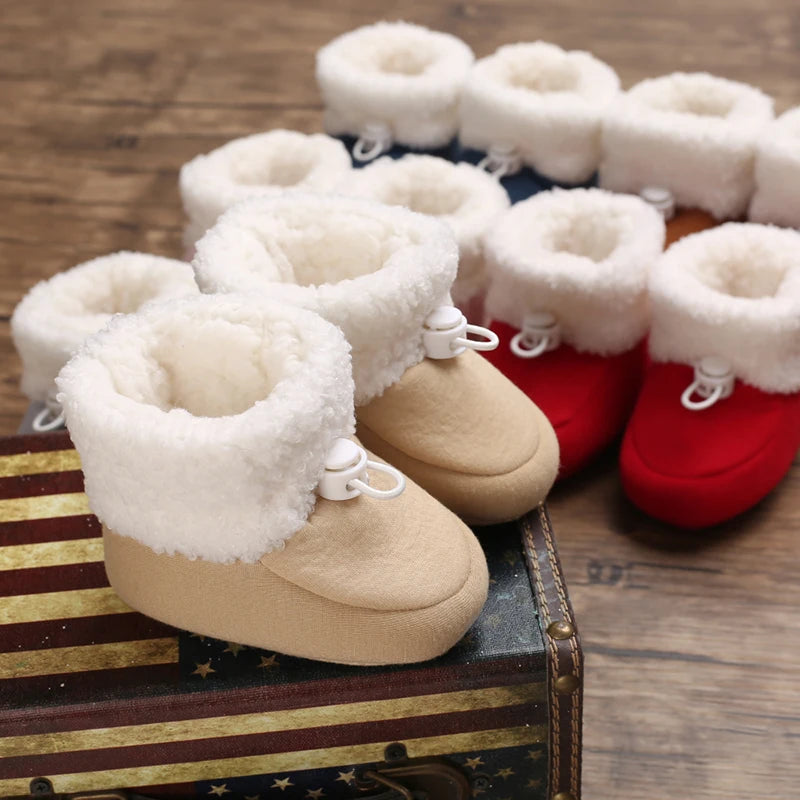 🧸❄️ Chaussures d’Hiver Bébé – Premiers Pas Antidérapants – Doublure Coton Chaud – Motif Cartoon™ - Planète bébé
