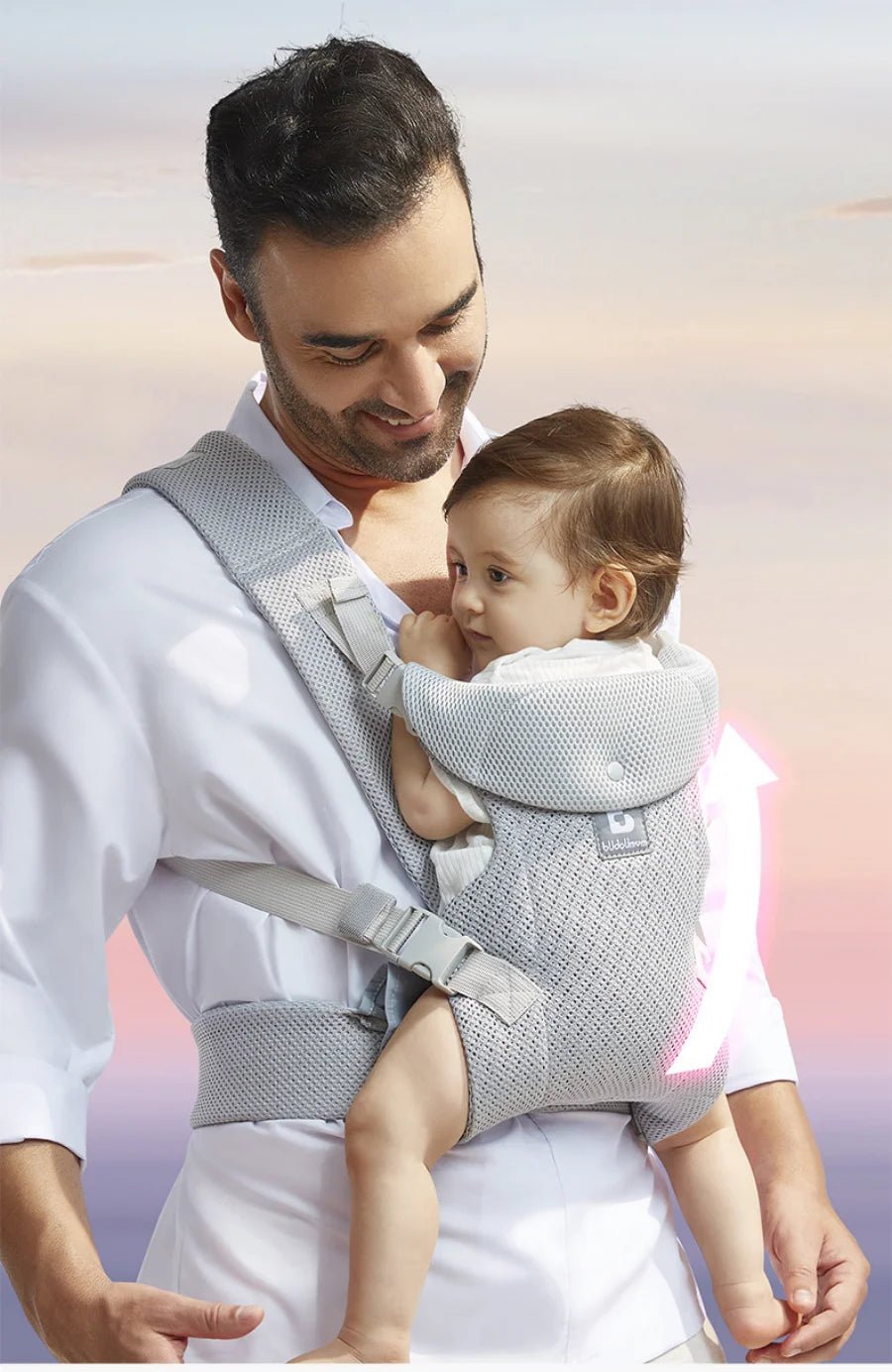🍼 Porte-Bébé Ergonomique avec Assise – Confort 0 à 48 mois™ - Planète bébé