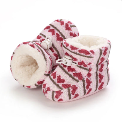 🧣❄️ Bottillons d’Hiver Bébé – Coton Chaud &amp; Semelle Antidérapante – Premiers Pas – 0 à 18 Mois™