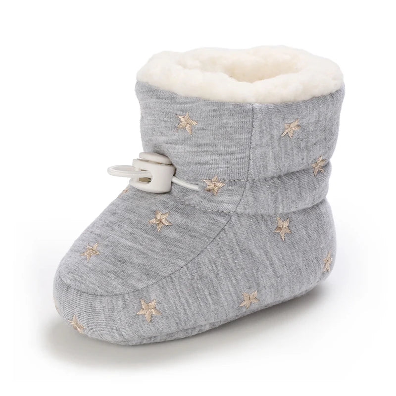 🧣❄️ Bottillons d’Hiver Bébé – Coton Chaud &amp; Semelle Antidérapante – Premiers Pas – 0 à 18 Mois™