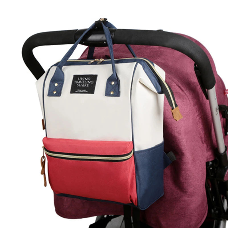 🎒👶 Sac à Langer Maman en Toile – Grande Capacité &amp; Isolation Thermique – Sac à Dos de Voyage Multifonctionnel™ - Planète bébé