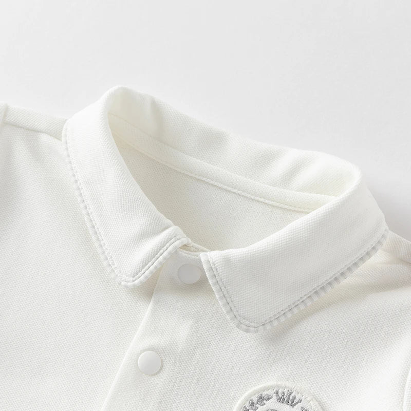 👶 Barboteuse Bébé Garçon Dave &amp; Bella – Manches Courtes – 100% Confort Été – 6 à 24 Mois ™ - Planète bébé