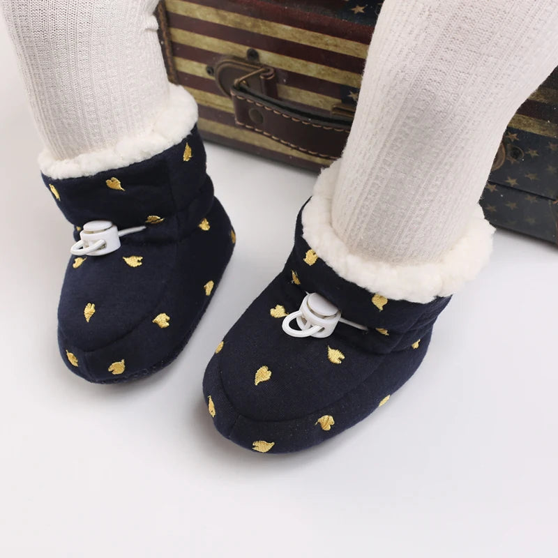 🧣❄️ Bottillons d’Hiver Bébé – Coton Chaud &amp; Semelle Antidérapante – Premiers Pas – 0 à 18 Mois™