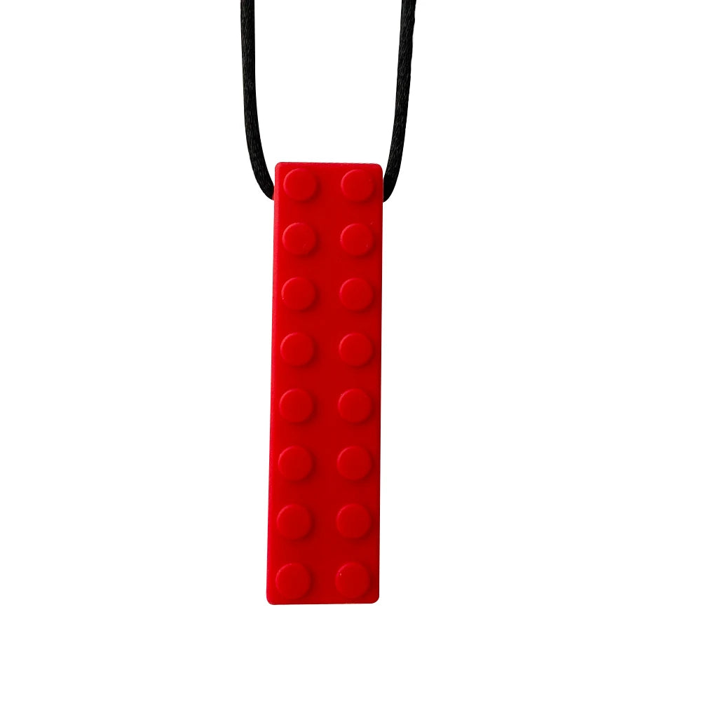🧩🦷 Collier de Dentition Sensoriel – Silicone Alimentaire – Bijou à Mâcher Thérapeutique pour Bébé &amp; Enfants™
