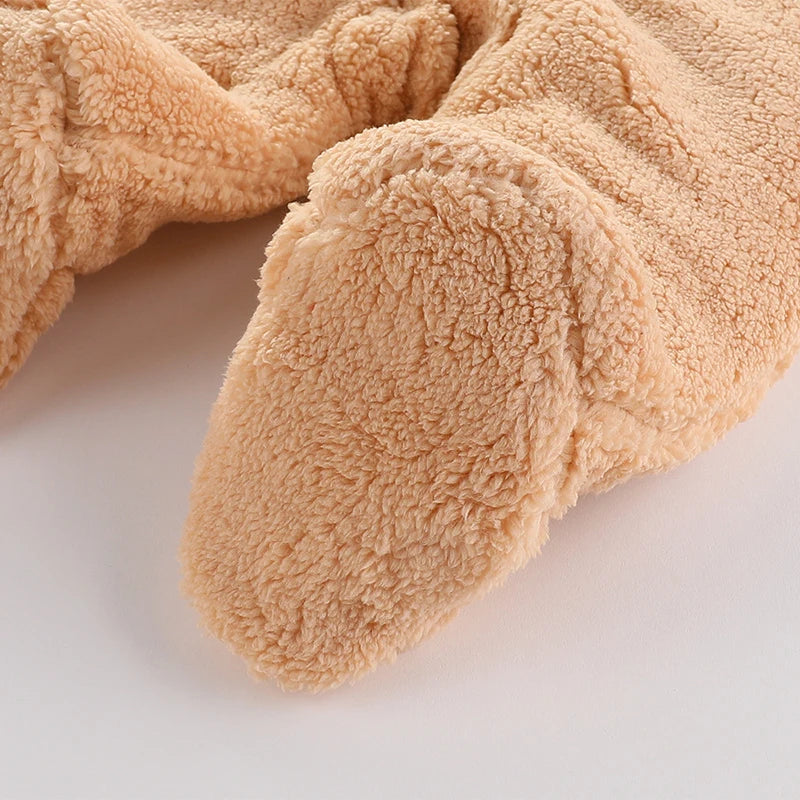 🧸 Combinaison d’Hiver Bébé avec Capuche – Épaisse, Chaude &amp; Mignonne – 0 à 12 Mois™ - Planète bébé