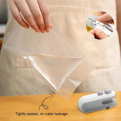 🔥 Mini Scelleuse Chauffante à Main – Scelleuse de Sacs en Plastique – Conservation Alimentaire™ - Planète bébé