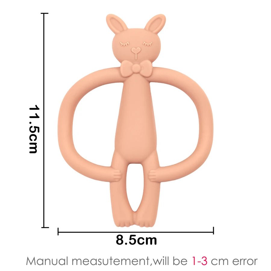 🦷🎁 Anneau de Dentition en Silicone – Cadeau Bébé – Jouet à Mâcher Durable et Sûr pour Nouveau-né™ - Planète bébé