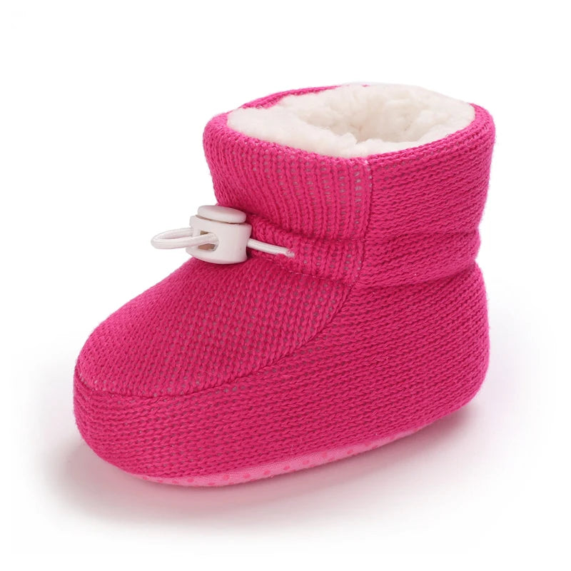 🧣❄️ Bottillons d’Hiver Bébé – Coton Chaud &amp; Semelle Antidérapante – Premiers Pas – 0 à 18 Mois™