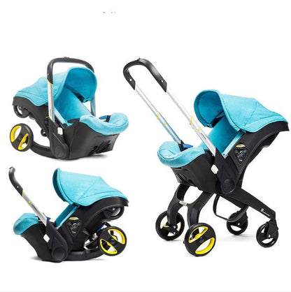 Poussette Bébé 2 en 1 avec Siège Auto - Planète bébé