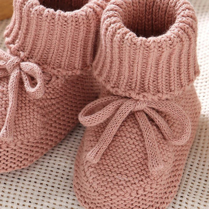 🧶 Chaussons Bébé Tricotés™ - Planète bébé