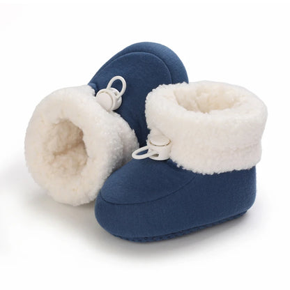 🧣❄️ Bottillons d’Hiver Bébé – Coton Chaud &amp; Semelle Antidérapante – Premiers Pas – 0 à 18 Mois™