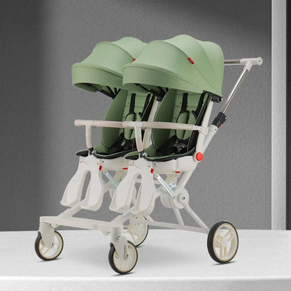 Poussette Double Bébé – Pliable &amp; Portable - Planète bébé