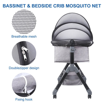 🦟 Moustiquaire Universelle pour Lit Bébé – Pliable, Portable &amp; Anti - Moustiques – Utilisable en Toute Saison™ - Planète bébé
