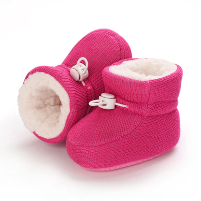 🧣❄️ Bottillons d’Hiver Bébé – Coton Chaud &amp; Semelle Antidérapante – Premiers Pas – 0 à 18 Mois™