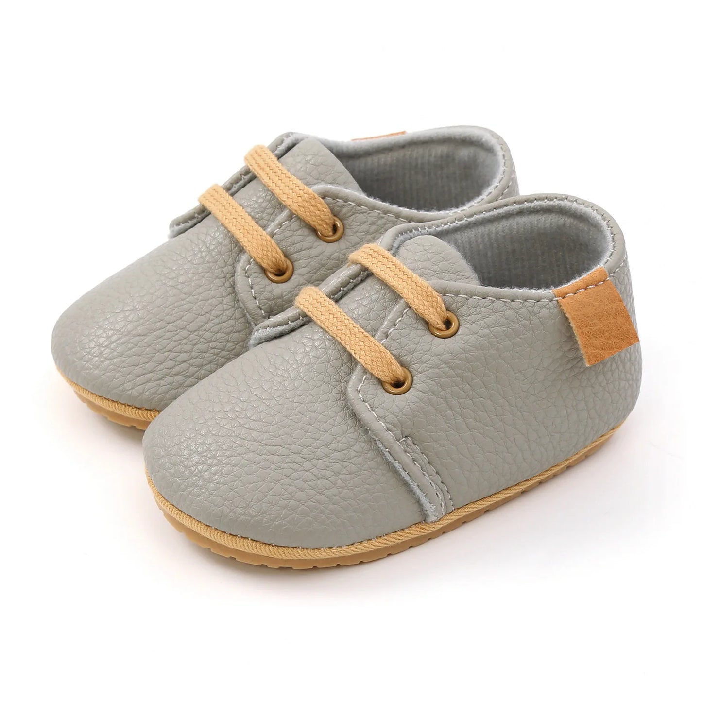 🍼 Chaussures Bébé en Cuir Rétro – Semelle Antidérapante – Meckior™
