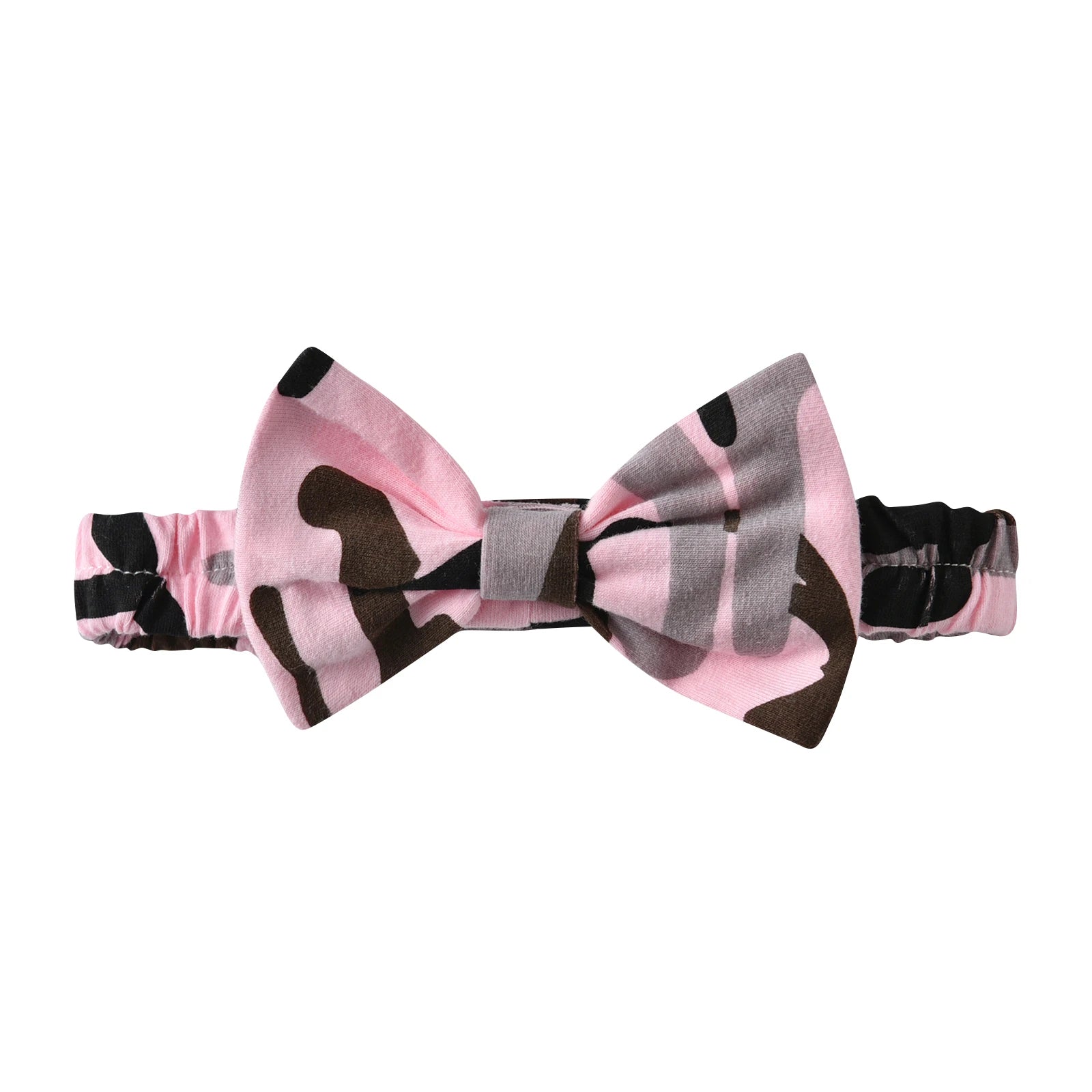 🌸🪖 Ensemble Bébé Fille 3 Pièces – Body à Message, Pantalon Camouflage &amp; Bandeau Nœud – KuKitty – Printemps™ - Planète bébé