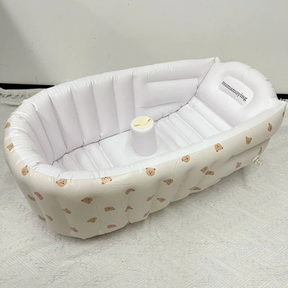 🛁💖 Baignoire Gonflable Bébé – Design "Ins Style" – Matériau Écologique &amp; Inodore – Sécurité &amp; Confort Ultimes™ - Planète bébé